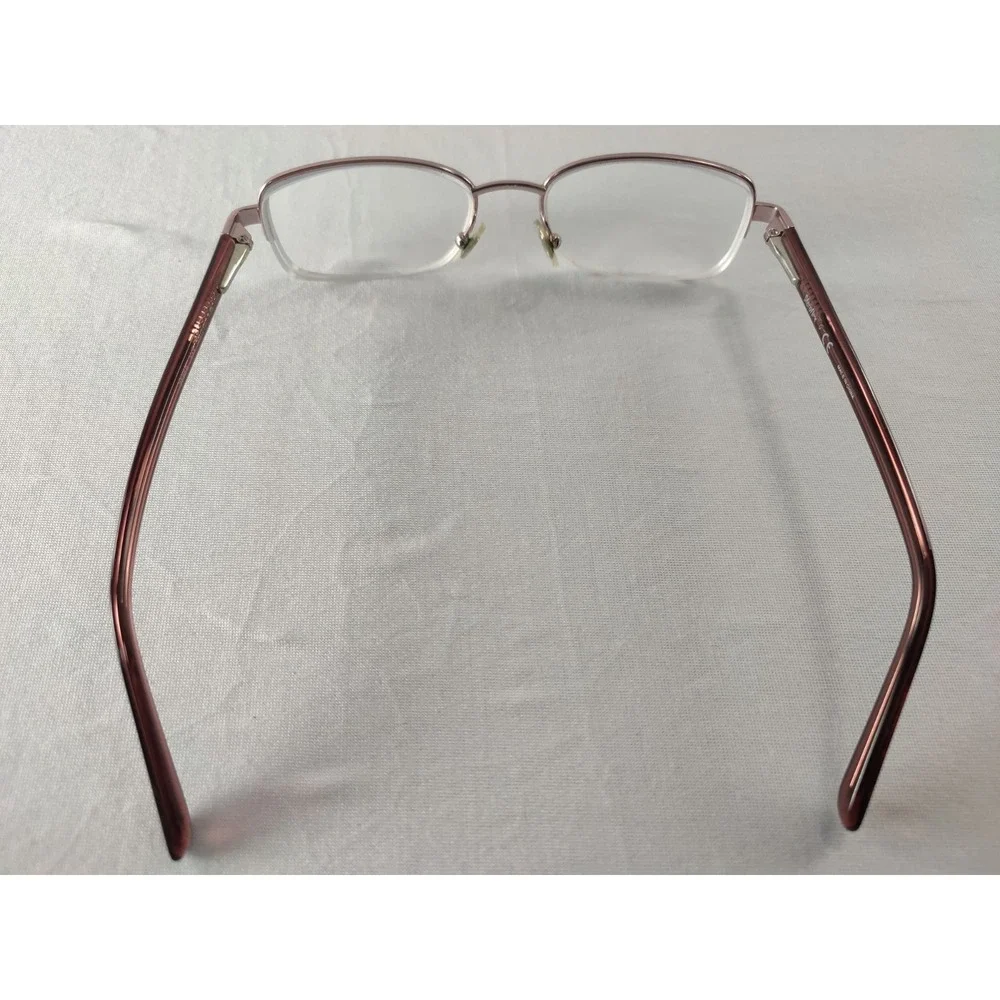 Sferoflex 2585B 511 Metallic Pink‎ Mauve Eyeglass Frames 49-17-135 Rhinestone